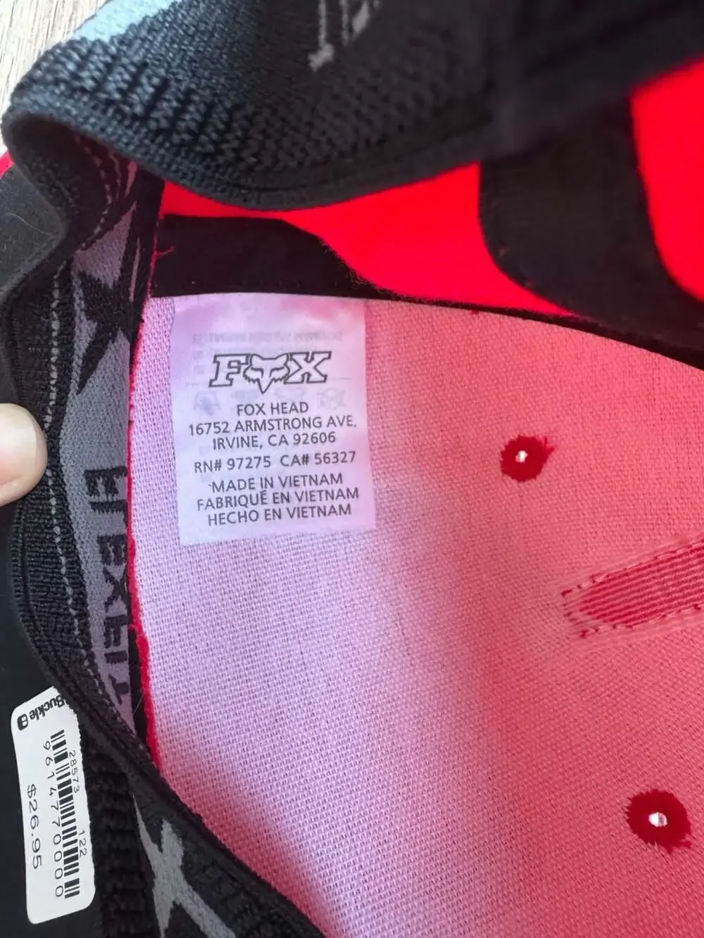Fox Racing Epicycle Flexfit Hat Youth Red